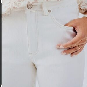 Matha Steward 14 mid-rise flare vanilla